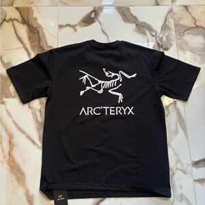 Arc'teryx Black T-Shirt with White Logo